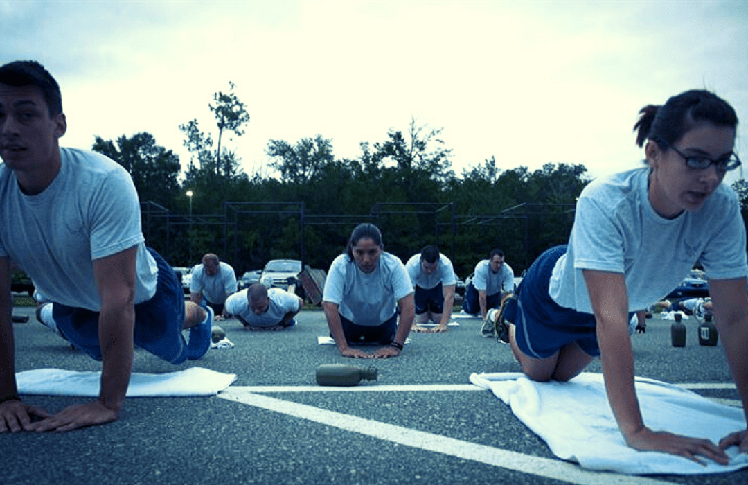 different ways to scale the pushup exercise