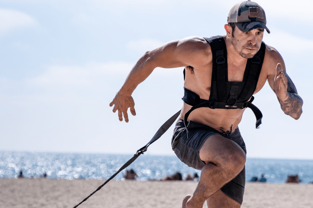 weighed sand sprints to get faster and stronger