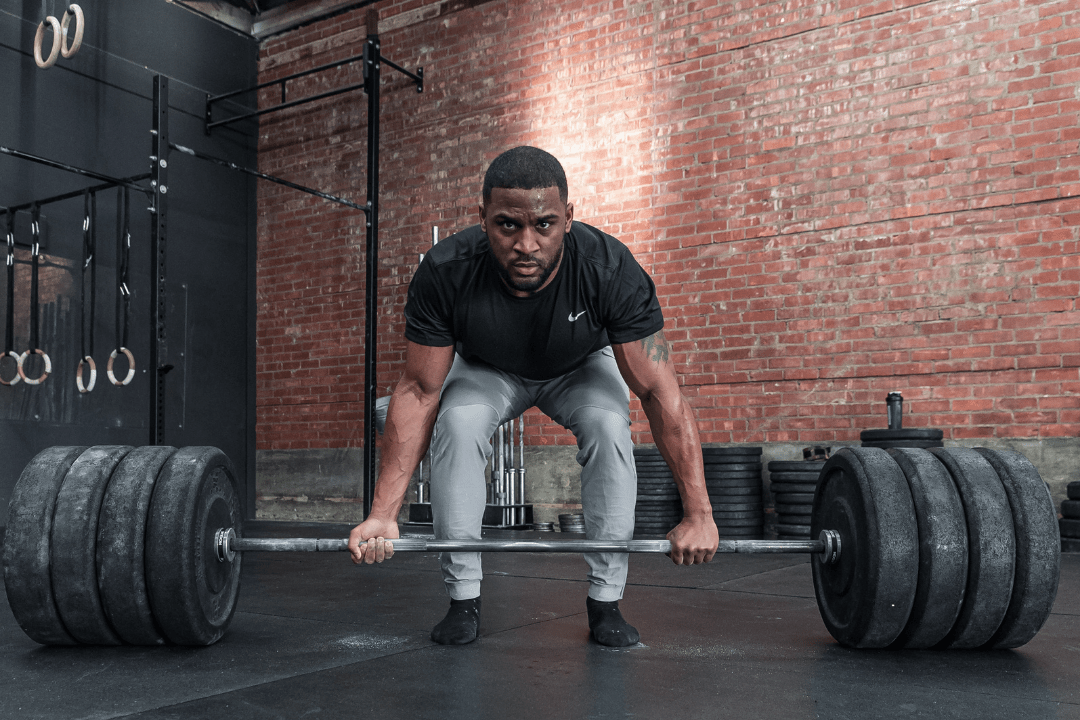 someone doing a perfect deadlift