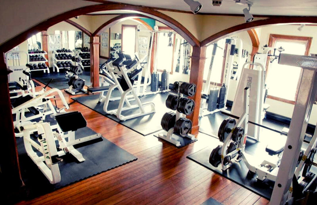 an empty gym 