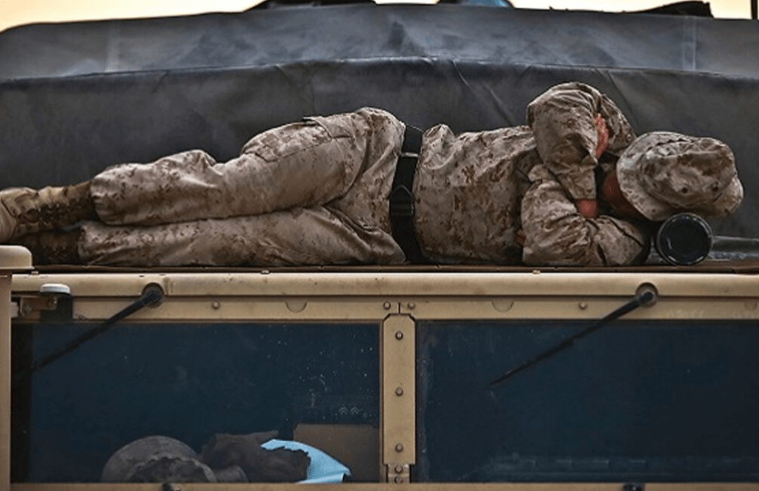 person sleeping 