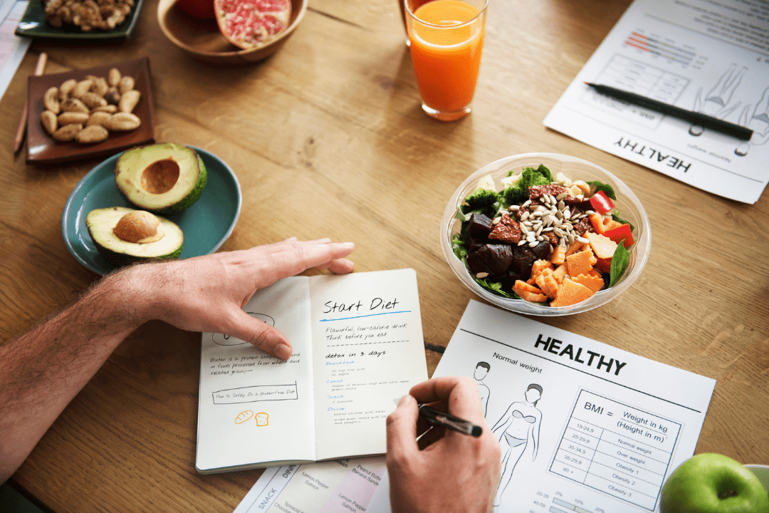 preparing to eat healthy with simple diet changes