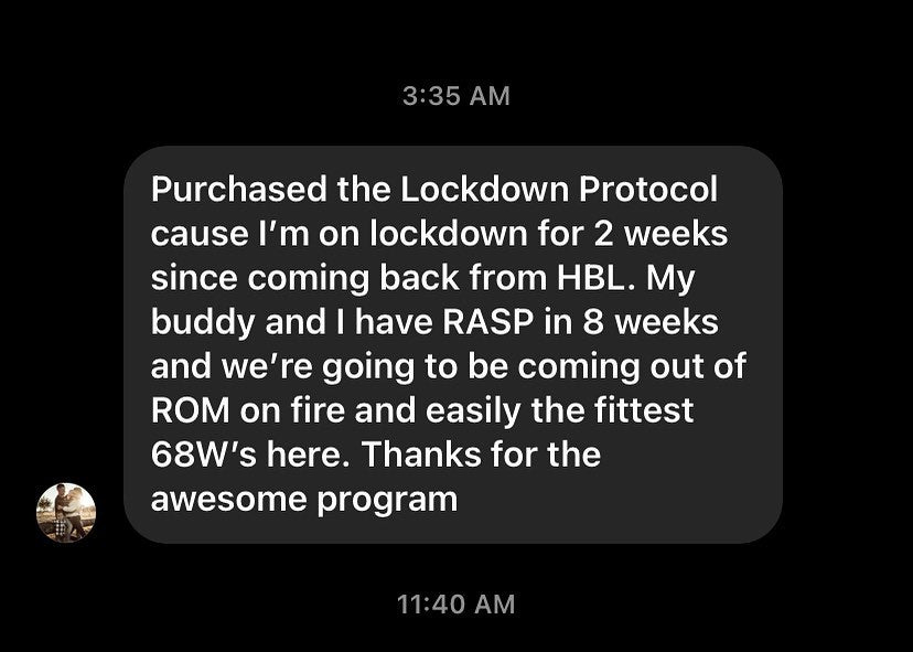 Lockdown Protocol [ZERO EQUIPMENT]