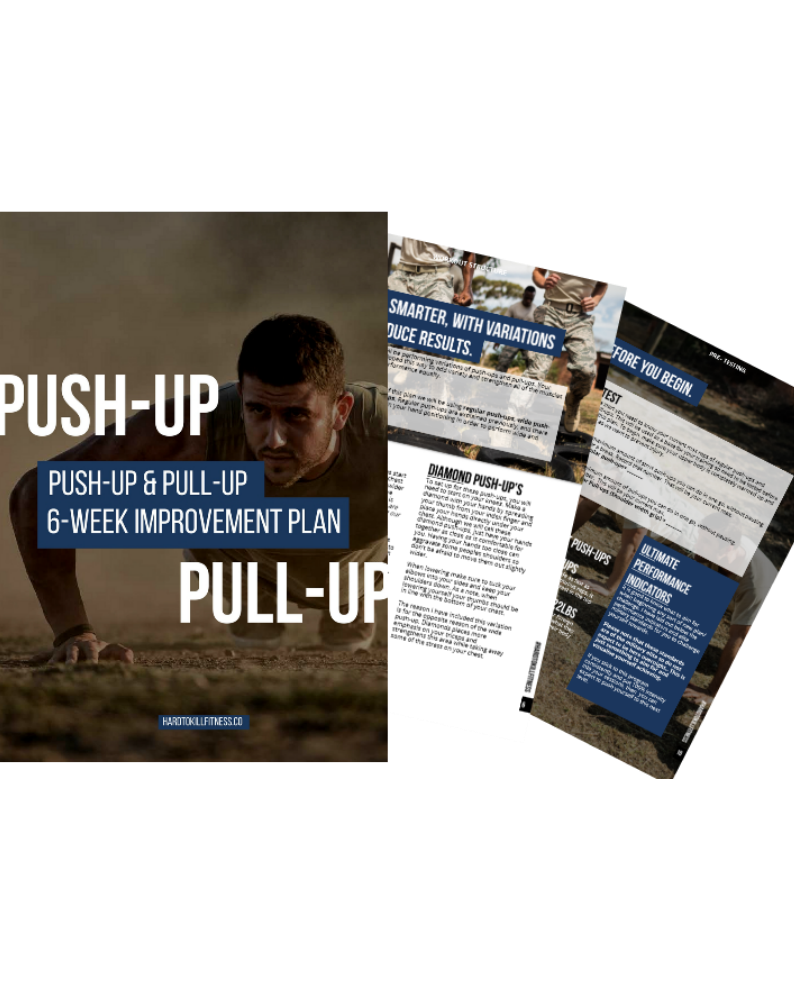 Push-Up Pull-Up Improvement Plan Discount - Hard to kill (2427169407036)